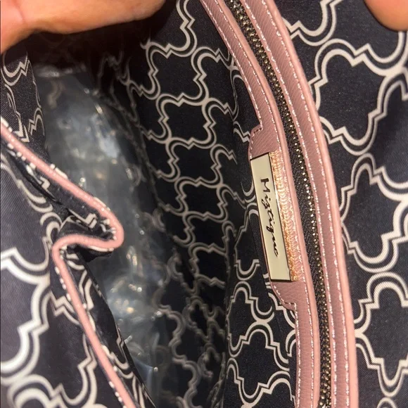 Miztique Blush Leather Backpack - Picture 6 of 8